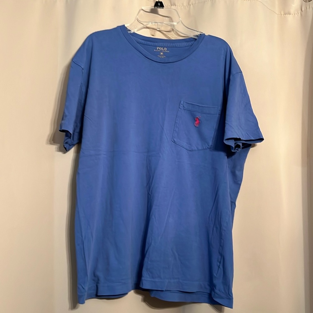 Polo by Ralph Lauren, men’s medium cotton, short sleeve blue T-shirt